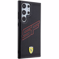 Ferrari Big SF Perforated ümbris jaoks Samsung Galaxy S24 Ultra - must