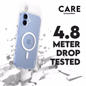 CARE by PanzerGlass Flagship Ümbris iPhone 16 Plus 6.7" valge/valge MagSafe 1339