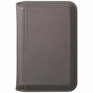 Uniq Lyden DS RFID-kaitsega MagSafe magnetiline telefoni kaarditasku koos toega – hall