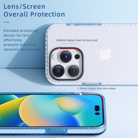 Rock Armor Shield Series jaoks Iphone 14 Pro roosa