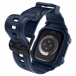 SPIGEN RUGGED ARMOR “PRO” V2 APPLE WATCH 10 / 11 (42 MM) tumesinine