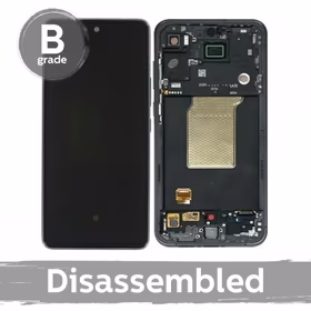LCD ekraan sobib seadmele Samsung A556 A55 5G raamiga / Ice Blue / (9/10 disassembled)