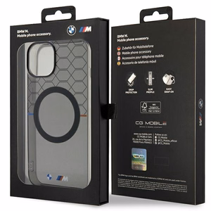 Ümbris BMW BMHMP14SHGPK iPhone 14 6.1" hall/hall Pattern MagSafe