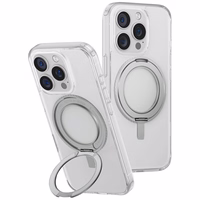 Uniq Swivix 360 Rotating Kickstand Ümbris jaoks iPhone 16 Pro - Läbipaistev