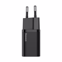 Laadija Baseus Super Si 20W USB-C must CCSUP-B01