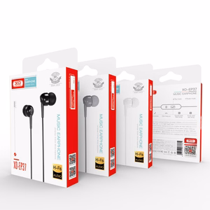 XO juhtmega kõrvaklapid EP37 3,5 mm juga mustad