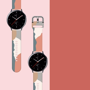 Ремешок Moro для Samsung Galaxy Watch 45 / 46 / 47 mm силиконовый браслет - узор 15
