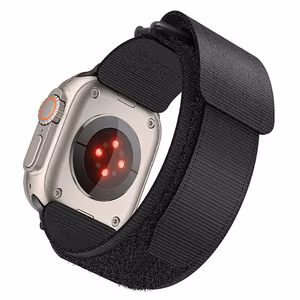 Strap for Apple Watch Forcell F-Design FA05 nylon hook-and-loop 42 / 44 / 45 / 49 mm black