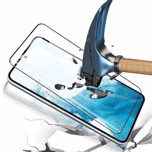 Закалённое стекло Tel Protect Full Glue 6D для Samsung Galaxy S23 Plus чёрное