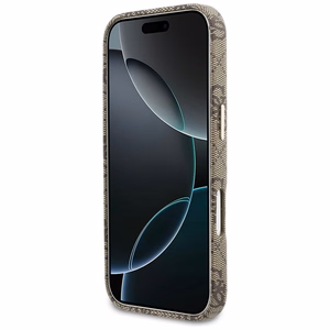 Guess 4G Script MagSafe ümbris iPhone 17 Pro Max'ile - pruun