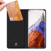 DUX DUCIS Skin Pro raamaturiiuli tüüpi ümbris Xiaomi Mi 11 Pro jaoks must