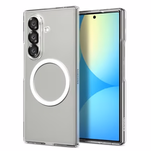 Spigen AirSkin Mag MagSafe Ümbris jaoks Samsung Galaxy Z Fold 7 - Clear and Valge