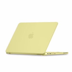 Tech-Protect Softshell ümbris MacBook Neo 13 2026 jaoks - matt kollane