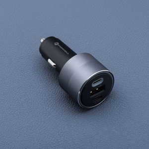 Car laadija Forcell F-Energy Alu 2 x USB C + USB A QC4.0 PD SFC2.0 4,5A 65W hall