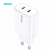 BWOO CDA206 PD 35W Seinalaadija 1x USB-C port valge