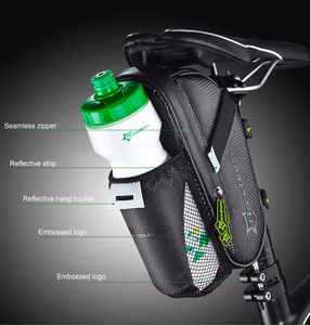 Rockbros C7-1 veekindel jalgrattakott sadulakinnitusega, 1.5l - must