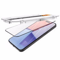 Spigen Glas.tR EZ Fit FC Karastatud klaas jaoks iPhone 15 Pro Max - must