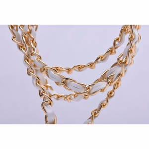 STRAP Phone lanyard, Phone pendant / cord length 116cm (58cm in the loop) / on neck - valge