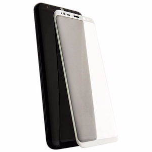 X-Doria Armour 3D Glass 9H karastatud ekraanikaitseklaas seadmele Samsung Galaxy S8+, valge servaga
