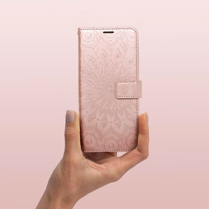 MEZZO Book ümbris jaoks SAMSUNG A54 5G mandala rose kuldne
