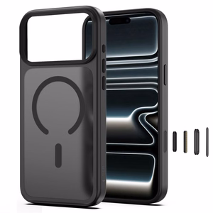 Tech-Protect Magmat MagSafe CC ümbris iPhone 18 Pro / 17 Pro jaoks, matt must