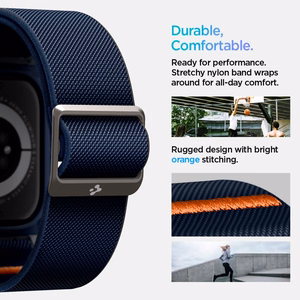 Чехол SPIGEN Lite Fit "PRO" для Apple Watch 10 (46 MM) тёмно-синий