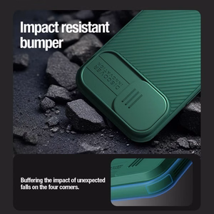 Nillkin CamShield Pro Magnetic Ümbris jaoks iPhone 15 Plus with Camera Protector - sinine