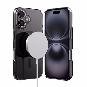 Crong Clear MAG Pro MagSafe ümbris seadmele iPhone 16, must