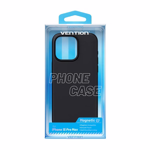 Vention KUFB0-40 Silikoonist ümbris iPhone 15 Pro Max'ile (must)
