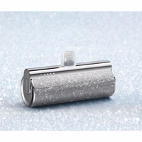 Powerbank Veger PlugOn (W0573P) PD QC3.0 2,4A 12W 5000 mAh with a built-in connector Lightning hõbedane