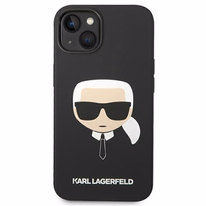 Karl Lagerfeld Silicone Karl's Head MagSafe ümbris jaoks iPhone 14 Plus - must