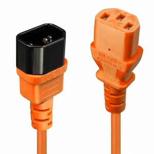 Lindy IEC toite pikenduskaabel 0.5m oranž