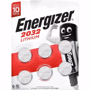 ENERGIZER SPETSIAALSED PATAREID CR2032 6 TK UUED