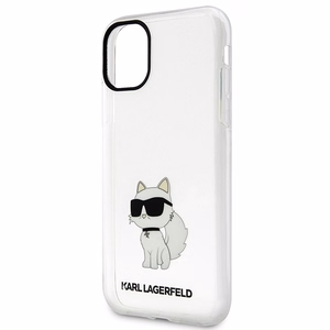 Karl Lagerfeld Ikonik Choupette Ümbris jaoks iPhone 11 / Xr - läbipaistev