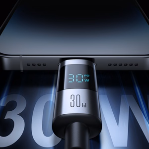 Joyroom S-A16 Pro Prism Series 30W USB-C - Lightning Kaabel with Display 1.2m - must