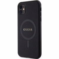 Guess GUHMN61PSAHMCK ümbris jaoks iPhone 11 / Xr - must Saffiano MagSafe