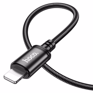 Кабель USB A to Lightning Hoco 2,4A 3 m X91 черный