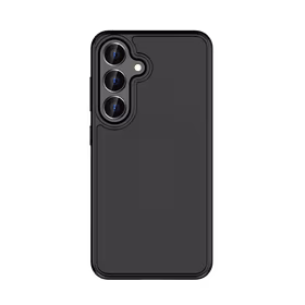 Rock Guard Touch Matte Series Ümbris jaoks Samsung Galaxy S25 must