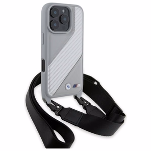 BMW M Edition Carbon Stripe & Strap iPhone 16 Pro Ümbris - hall