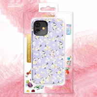 Kingxbar Blossom ümbris kaunistatud originaalsete Swarovski kristallidega iPhone 12 mini mitmevärviline (Gardenia)