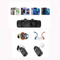 Power Bank Wozinsky "WF16-YLS" must (juhtmevaba laadimine 15W) + integreeritud Type-C ühendus