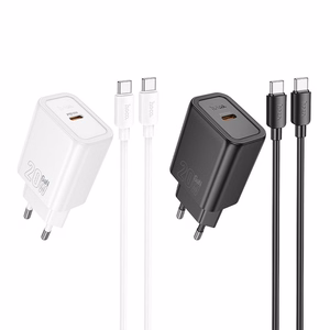 Phone Laadija Hoco USB C QC PD 20W + Kaabel USB C to Lightning N60 must