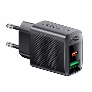 Acefast A98 Network Laadija GaN USB-A / USB-C PD 30W - must