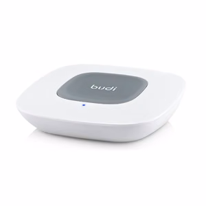 Budi BDG3A2000W Qi-sertifikaadiga juhtmevaba laadimisalus, valge ja hall