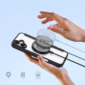 Dux Ducis Skin X Pro iPhone 16 Ümbris with MagSafe and Flip Cover - must