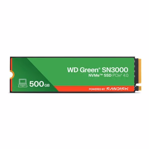 SanDisk SN3000 500 GB M.2 PCI Express 4.0 NVMe QLC 3D NAND (WDS500G4G0E)