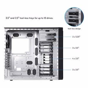 Chieftec BW-01B-OP computer case Midi Tower Black