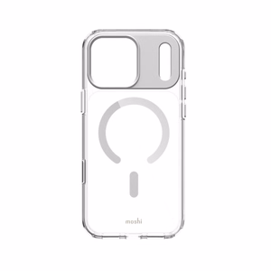 Moshi iGlaze MagSafe ümbris seadmele iPhone 17 Pro Max, Luna Silver värvitoonis