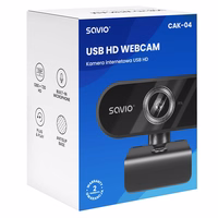 Savio CAK-04 webcam 720 MP 1280 x 720 pixels USB must