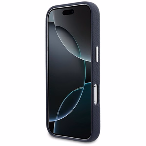 KARL LAGERFELD ümbris IPHONE 17 Pro jaoks, mis ühildub MagSafe KLHMP17L6PFKCLB (PU FW W/ K&C Head Pin) sinine